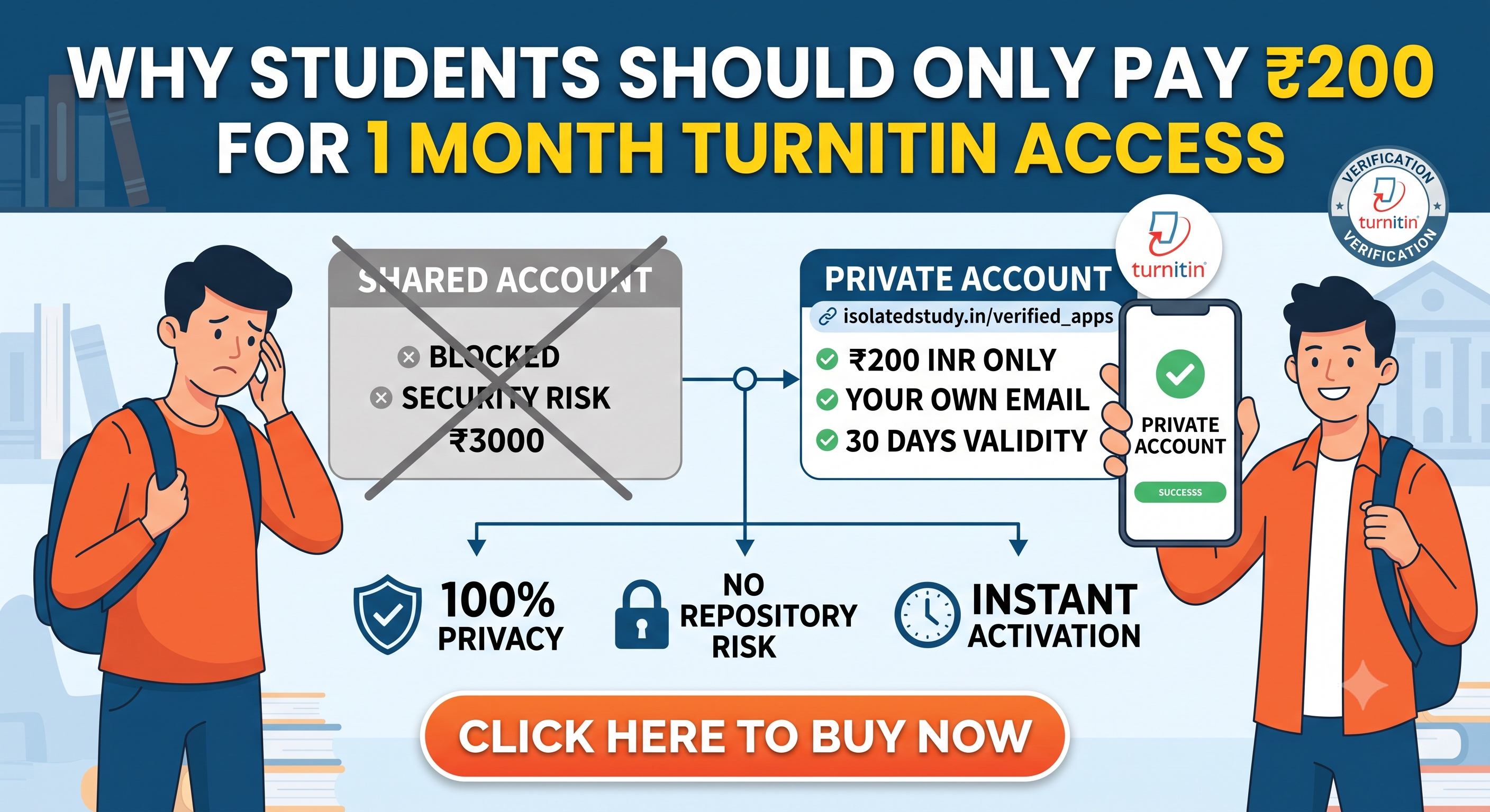 Turnitin Account Price for 1 Month: Why Students Should Only Pay ₹200