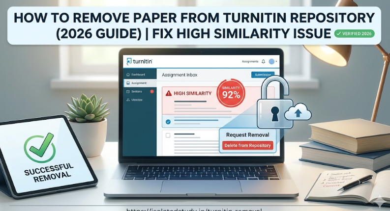 How to Remove Paper from Turnitin Repository (2026 Guide) | Fix High Similarity Issue