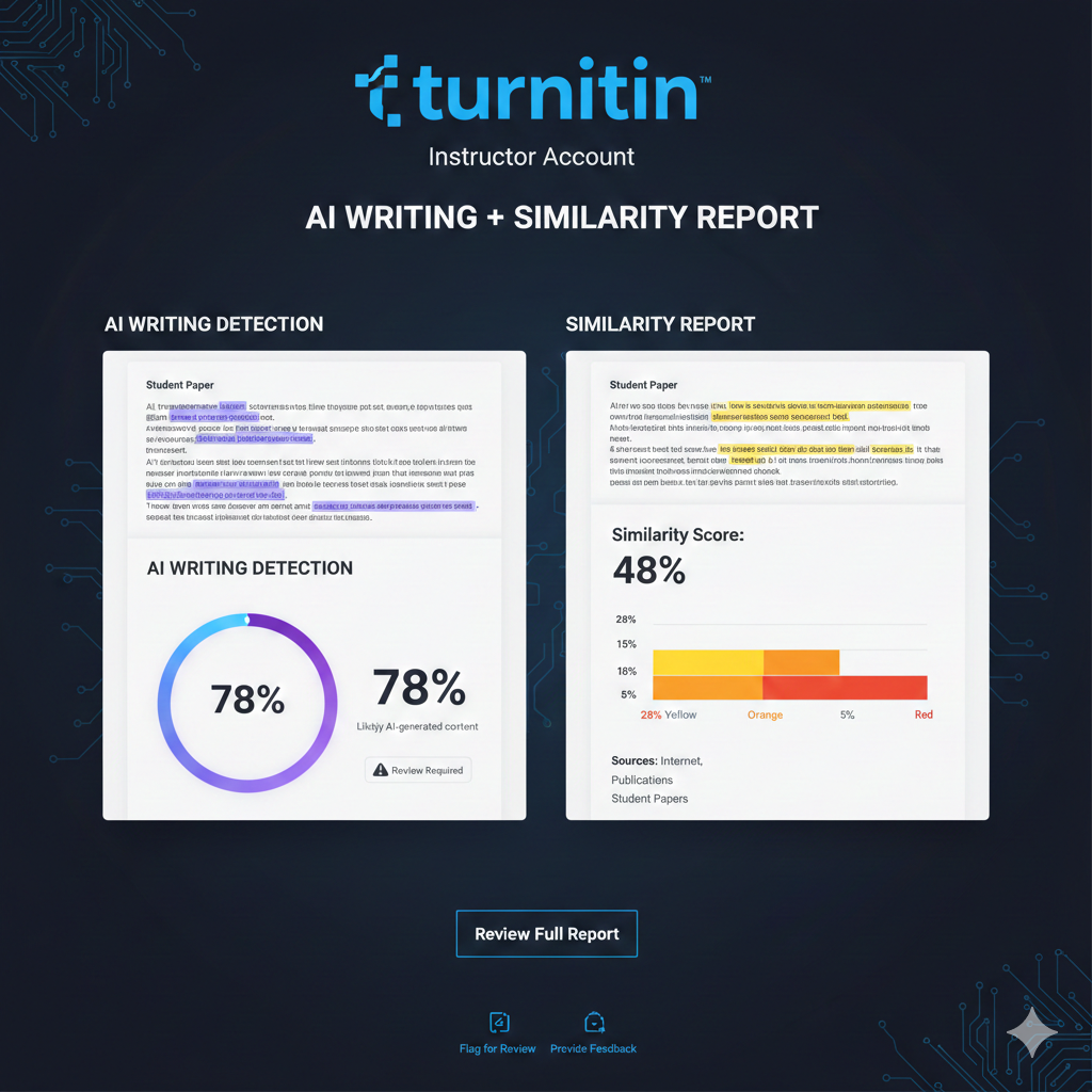 Image preview for Turnitin AI detect and plagiarism Checker 30 Days (on your email)
