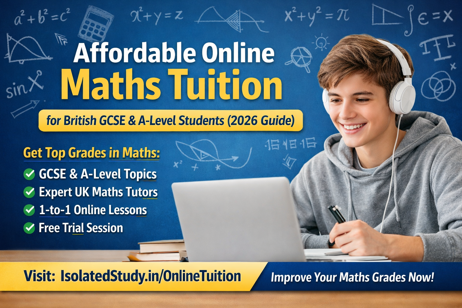 Affordable Online Maths Tuition for British GCSE & A-Level Students (2026 Guide)